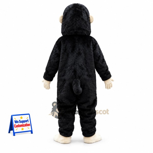 Monkey Mascot Costume - Black for Parades Monkey Mascot Costume - Black for Parades