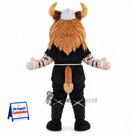 Viking Mascot Costume - Black Outfit Viking Mascot Costume - Black Outfit
