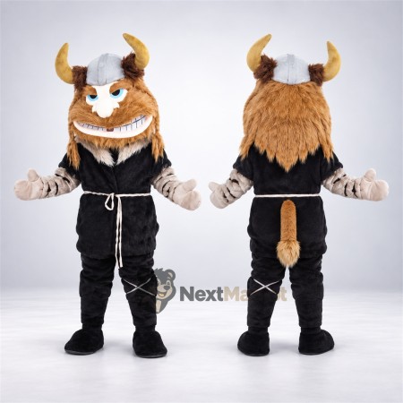 Viking Mascot Costume - Black Outfit Viking Mascot Costume - Black Outfit