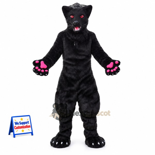 Panther Mascot Costume - Black for Community Events