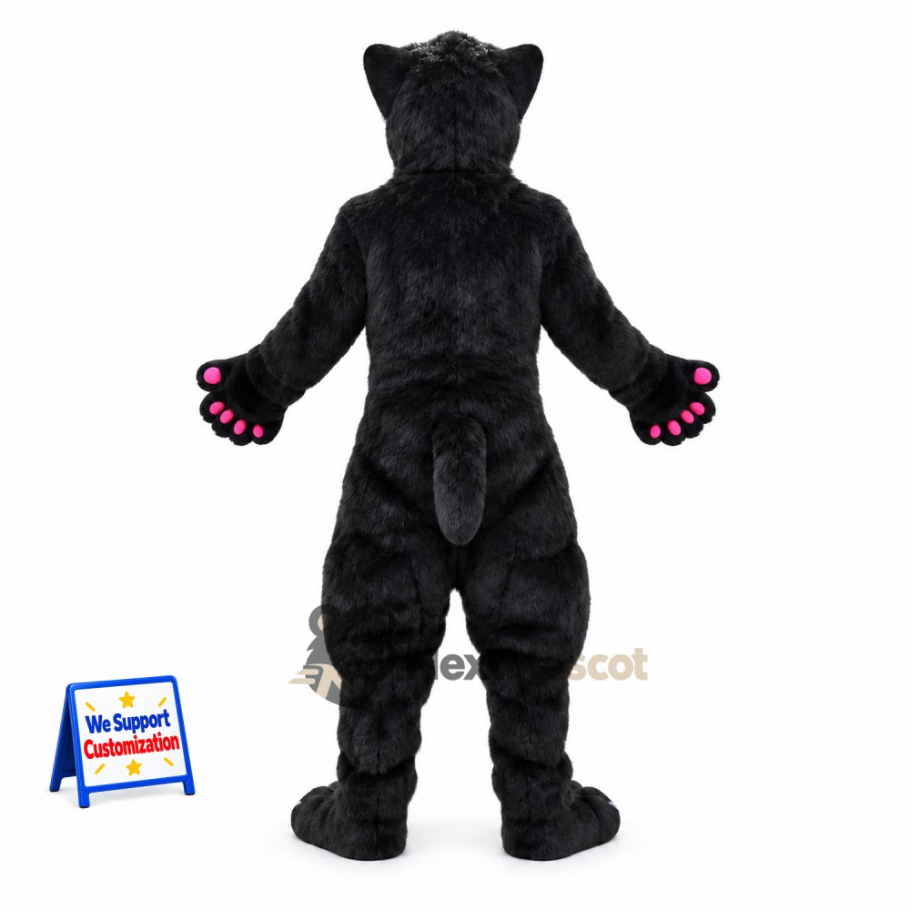 Panther Mascot Costume - Black for Community Events Panther Mascot Costume - Black for Community Events