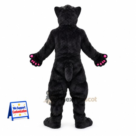 Panther Mascot Costume - Black for Community Events Panther Mascot Costume - Black for Community Events