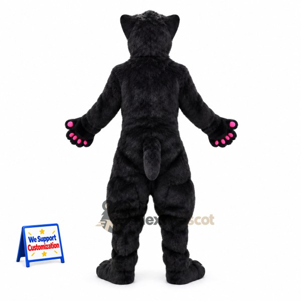 Panther Mascot Costume - Black for Community Events Panther Mascot Costume - Black for Community Events