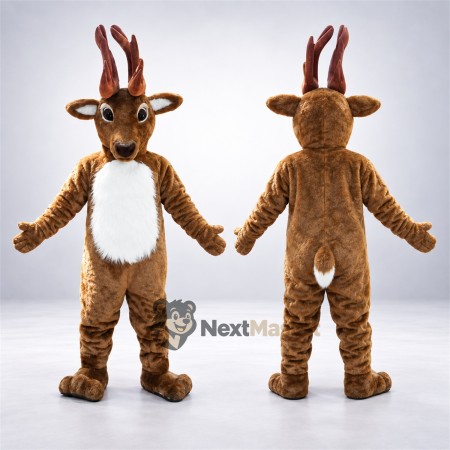 Deer Mascot Costume - Brown for Birthday Parties Deer Mascot Costume - Brown for Birthday Parties