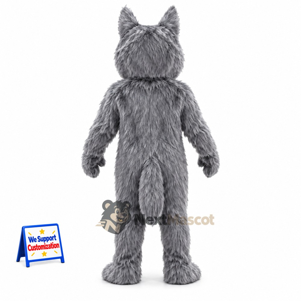 Wolf Mascot Costume - Gray for Photo Events Wolf Mascot Costume - Gray for Photo Events