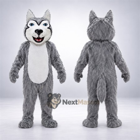 Wolf Mascot Costume - Gray for Photo Events Wolf Mascot Costume - Gray for Photo Events