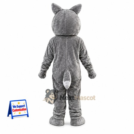 Wolf Mascot Costume - Gray for Stage Shows Wolf Mascot Costume - Gray for Stage Shows