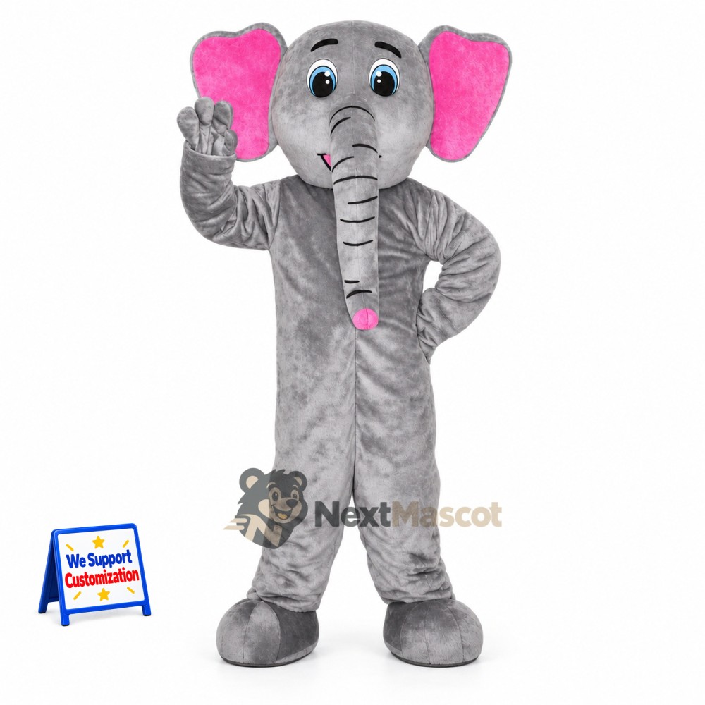 Elephant Mascot Costume - Gray for Festivals Elephant Mascot Costume - Gray for Festivals