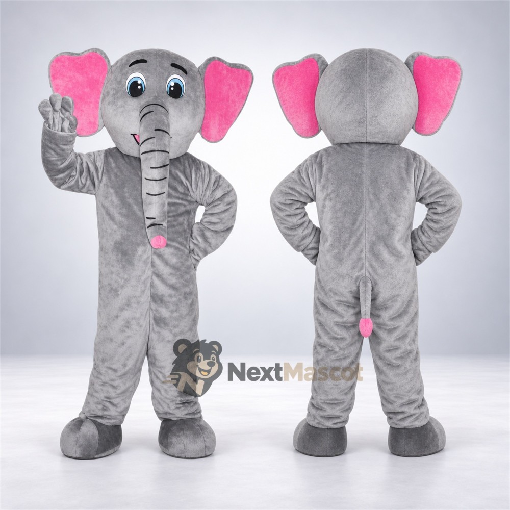 Elephant Mascot Costume - Gray for Festivals Elephant Mascot Costume - Gray for Festivals