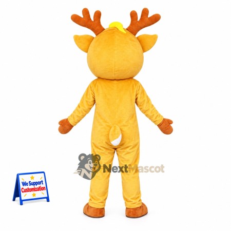 Deer Mascot Costume - Yellow