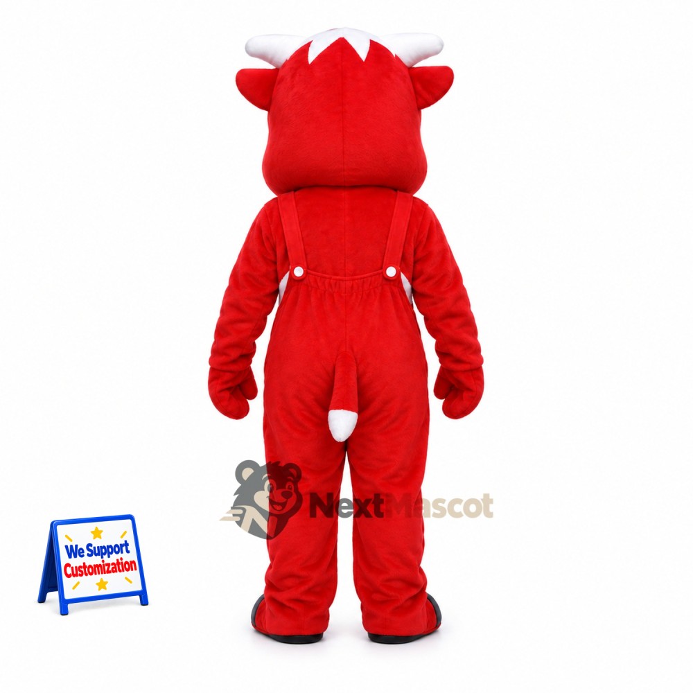Bull Mascot Costume - Red for Parades Bull Mascot Costume - Red for Parades