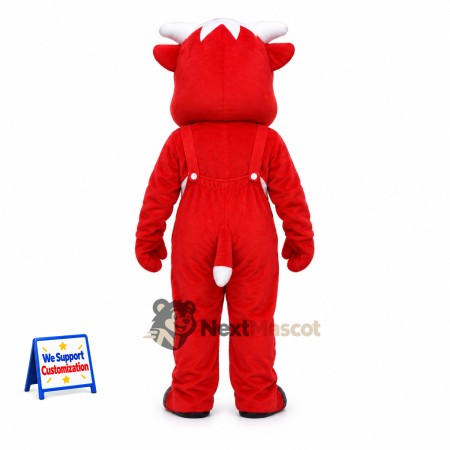 Bull Mascot Costume - Red for Parades Bull Mascot Costume - Red for Parades