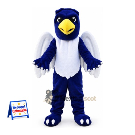 Eagle Mascot Costume - Blue for Birthday Parties Eagle Mascot Costume - Blue for Birthday Parties