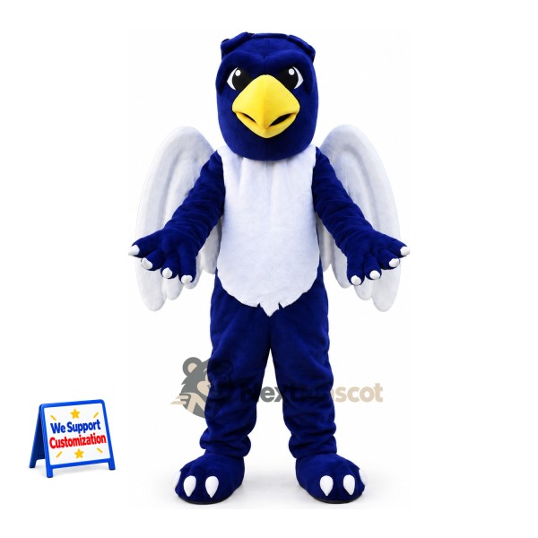 Eagle Mascot Costume - Blue for Birthday Parties