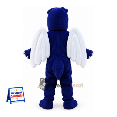 Eagle Mascot Costume - Blue for Birthday Parties Eagle Mascot Costume - Blue for Birthday Parties