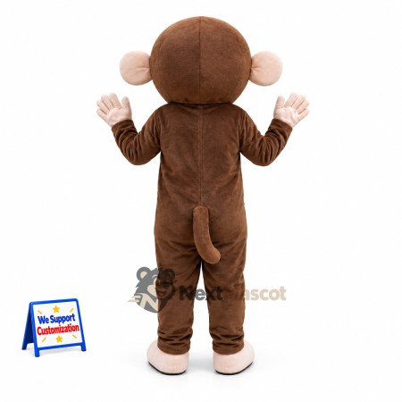Monkey Mascot Costume - Brown for Festivals Monkey Mascot Costume - Brown for Festivals