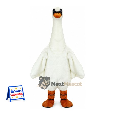 Goose Mascot Costume - White for School Events Goose Mascot Costume - White for School Events