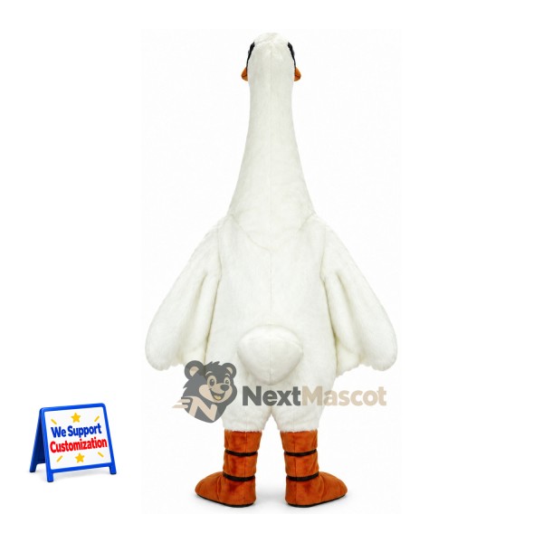 Goose Mascot Costume - White for School Events Goose Mascot Costume - White for School Events