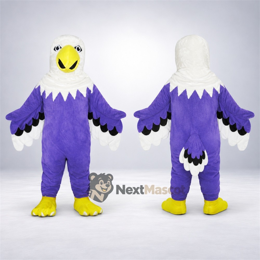 Eagle Mascot Costume - Purple Eagle Mascot Costume - Purple