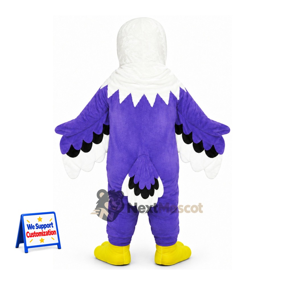 Eagle Mascot Costume - Purple Eagle Mascot Costume - Purple