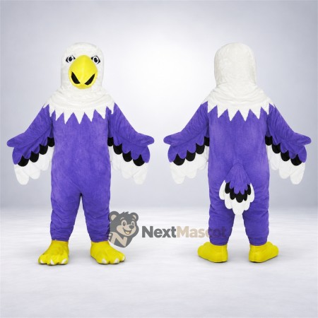 Eagle Mascot Costume - Purple Eagle Mascot Costume - Purple