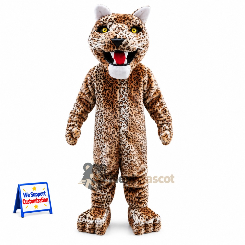 Leopard Mascot Costume - Spotted for Festivals Leopard Mascot Costume - Spotted for Festivals