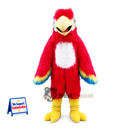 Parrot Mascot Costume - Red for School Events Parrot Mascot Costume - Red for School Events