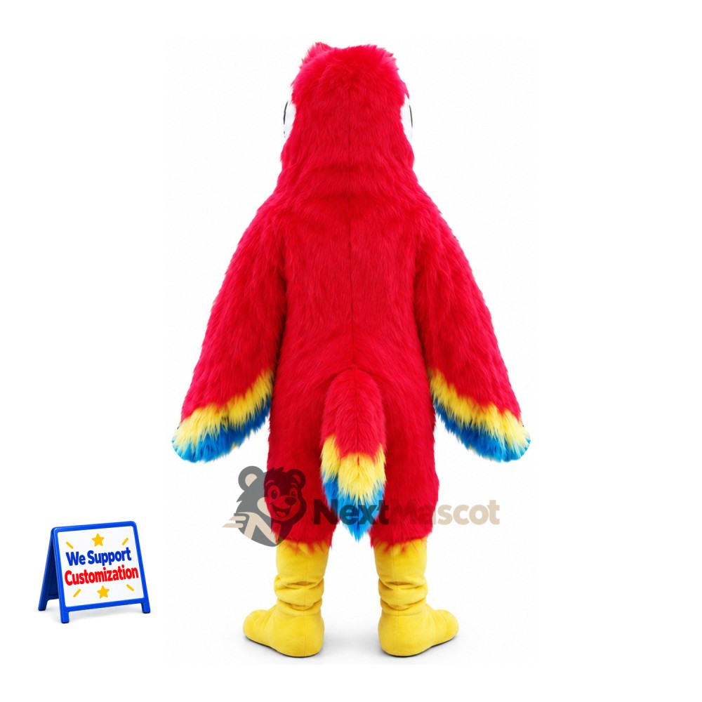 Parrot Mascot Costume - Red for School Events Parrot Mascot Costume - Red for School Events