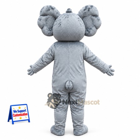 Koala Mascot Costume - Gray for School Events Koala Mascot Costume - Gray for School Events