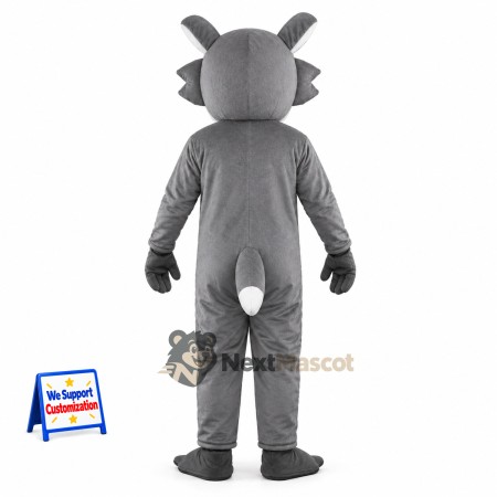 Wolf Mascot Costume - Gray for Street Fairs Wolf Mascot Costume - Gray for Street Fairs