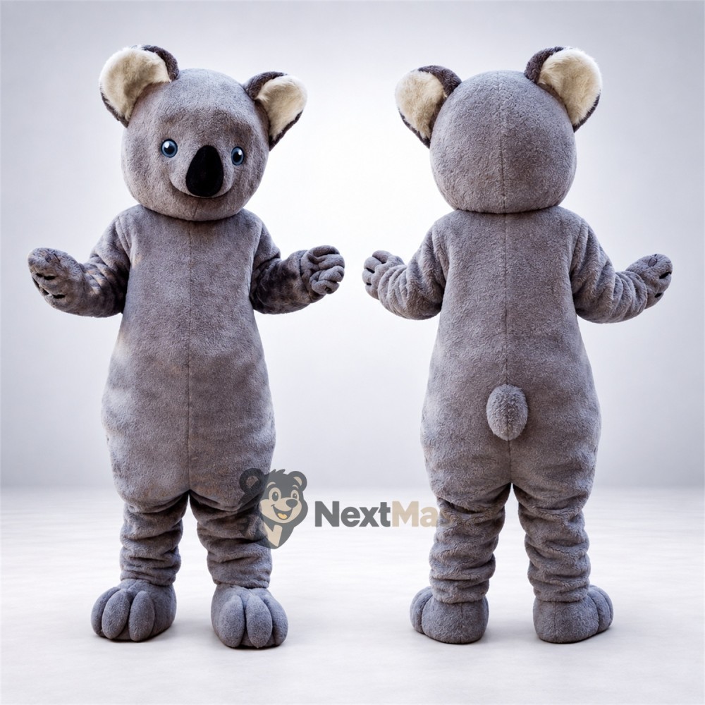 Koala Mascot Costume - Gray for Community Events Koala Mascot Costume - Gray for Community Events
