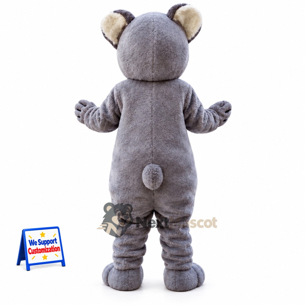 Koala Mascot Costume - Gray for Community Events Koala Mascot Costume - Gray for Community Events