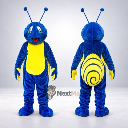 Ant Mascot Costume - Blue, Yellow Belly Ant Mascot Costume - Blue, Yellow Belly