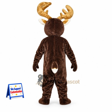 Deer Mascot Costume - Brown for Sports Days Deer Mascot Costume - Brown for Sports Days