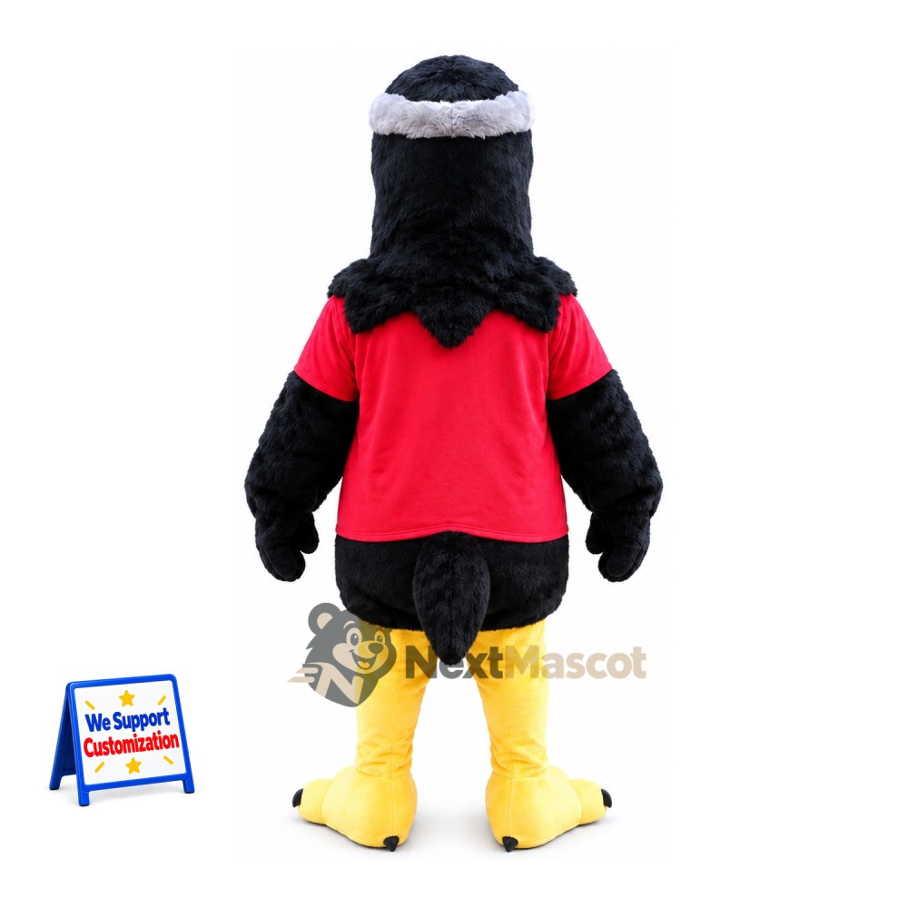 Eagle Mascot Costume - Red Shirt Eagle Mascot Costume - Red Shirt