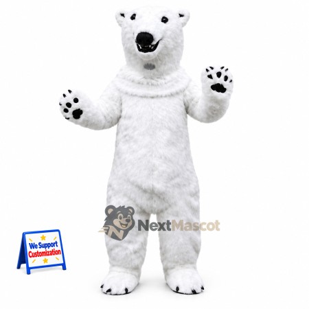 Polar Bear Mascot Costume for Festivals Polar Bear Mascot Costume for Festivals