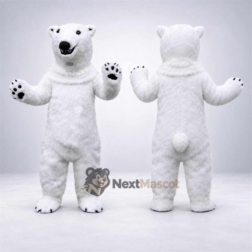 Polar Bear Mascot Costume for Festivals Polar Bear Mascot Costume for Festivals