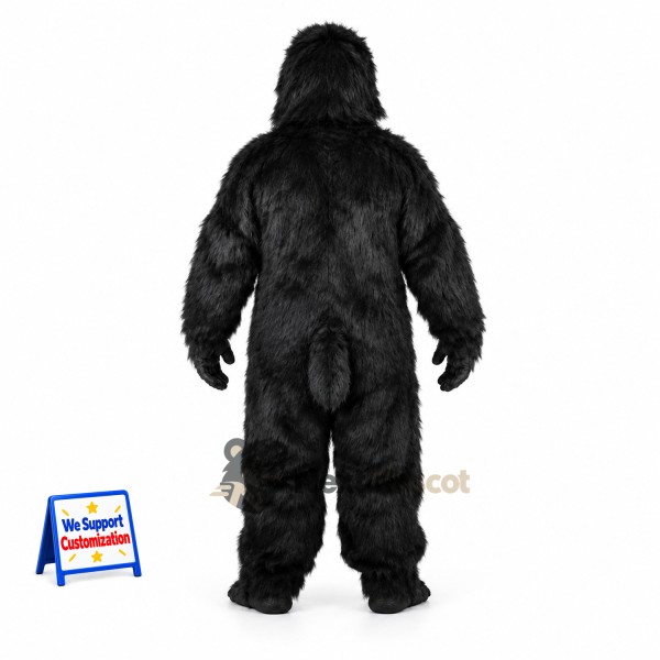 Gorilla Mascot Costume - Black for School Spirit Gorilla Mascot Costume - Black for School Spirit