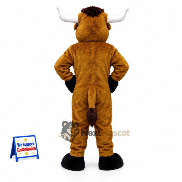 Bull Mascot Costume - Brown for Birthday Parties Bull Mascot Costume - Brown for Birthday Parties