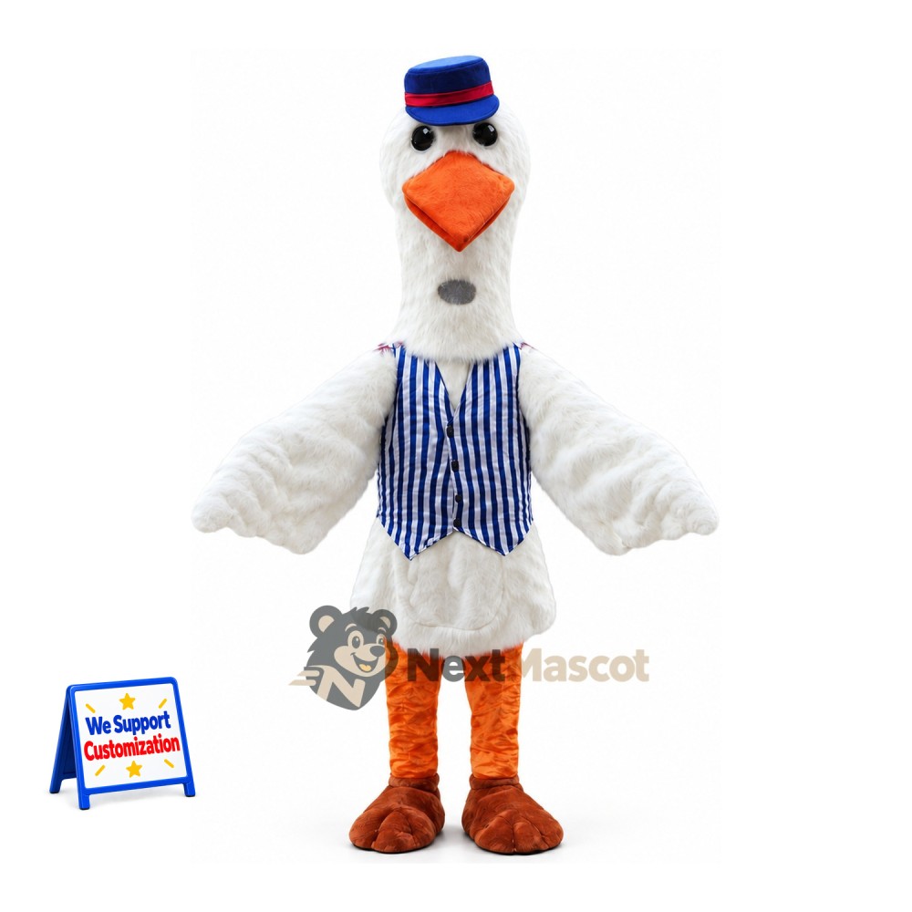 Goose Mascot Costume - Top Hat Goose Mascot Costume - Top Hat
