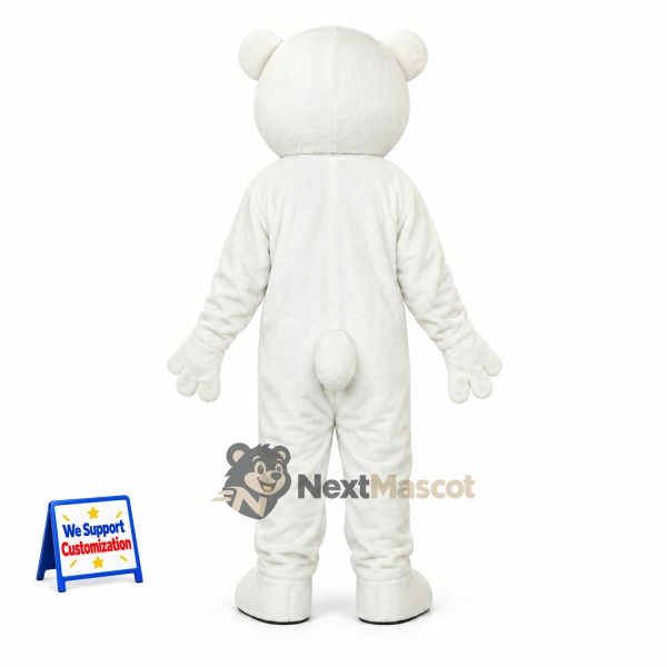 Bear Mascot Costume - White for Birthday Parties Bear Mascot Costume - White for Birthday Parties