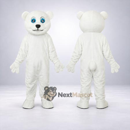 Bear Mascot Costume - White for Birthday Parties Bear Mascot Costume - White for Birthday Parties