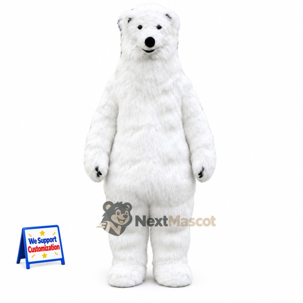 Polar Bear Mascot Costume for Birthday Parties