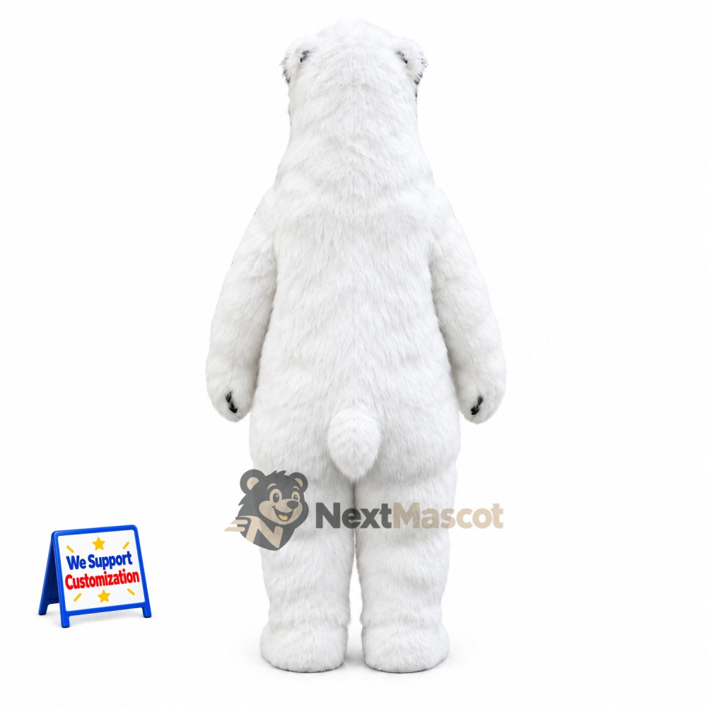 Polar Bear Mascot Costume for Birthday Parties Polar Bear Mascot Costume for Birthday Parties