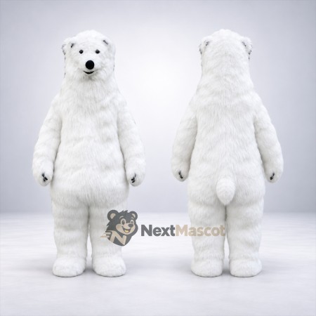 Polar Bear Mascot Costume for Birthday Parties Polar Bear Mascot Costume for Birthday Parties
