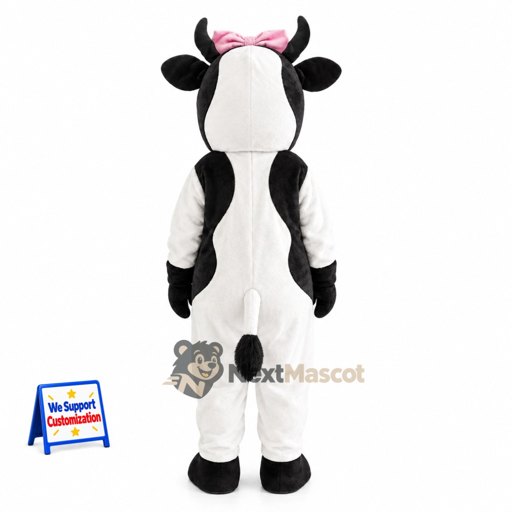 Cow Mascot Costume - Pink Skirt Cow Mascot Costume - Pink Skirt