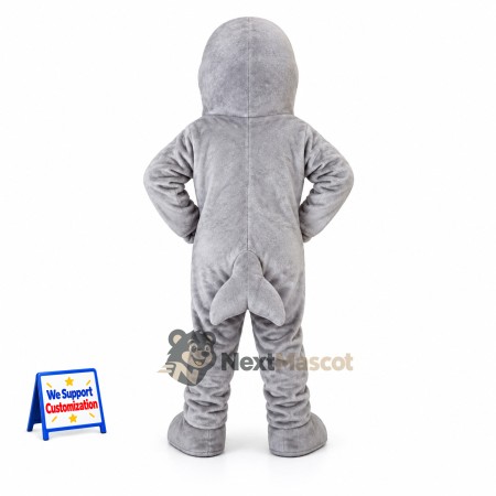 Dolphin Mascot Costume - Gray for Ocean Events Dolphin Mascot Costume - Gray for Ocean Events