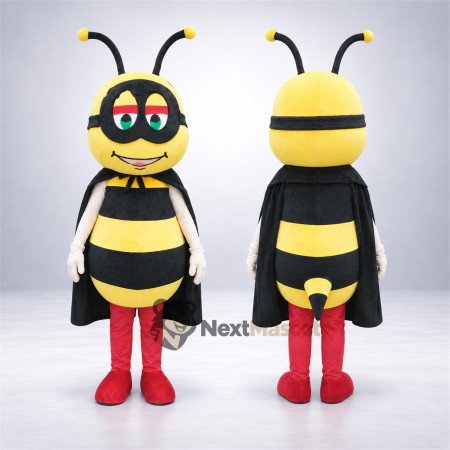 Bee Mascot Costume - Red Boots for Garden Events Bee Mascot Costume - Red Boots for Garden Events