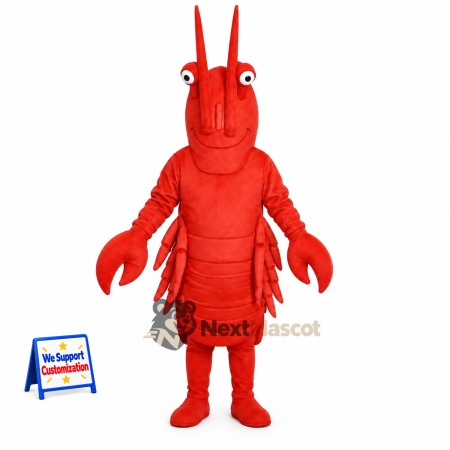 Lobster Mascot Costume - Red for Sea Life Shows Lobster Mascot Costume - Red for Sea Life Shows