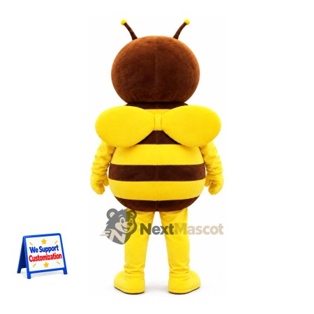 Bee Mascot Costume - Brown and Yellow for Pollinator Events Bee Mascot Costume - Brown and Yellow for Pollinator Events